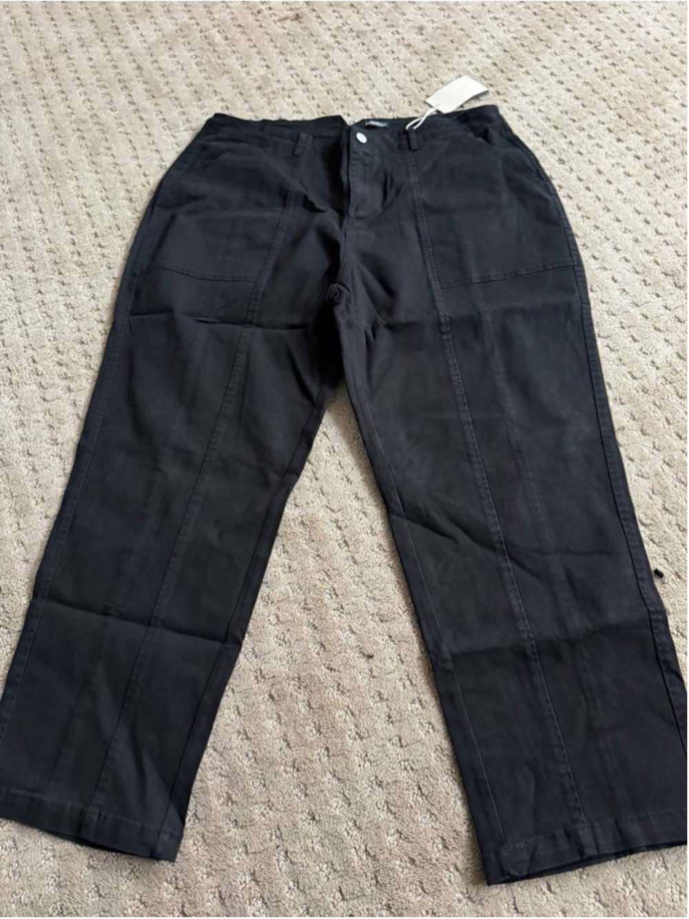 Flamingals Women’s Capri Pants Black 3XL
